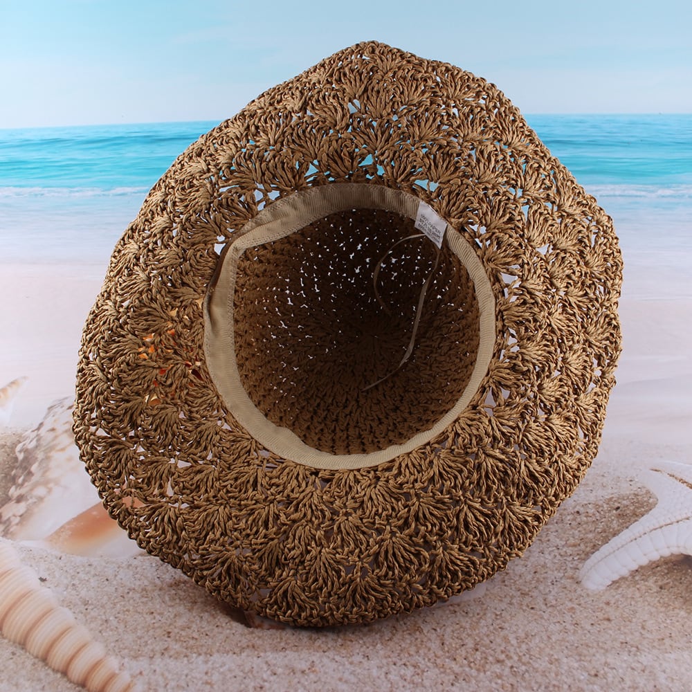 新作 ストローハット 麦わら帽子 レディース ハット フラワーモチーフ