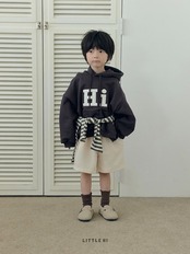 【取寄】LITTEL HI テクスチャーハーフパンツ｜秋服｜韓国子供服｜26/AT