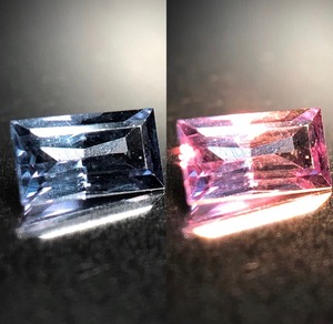 蠱惑のベキリーブルー 0.14ct 天然 カラーチェンジ ガーネット