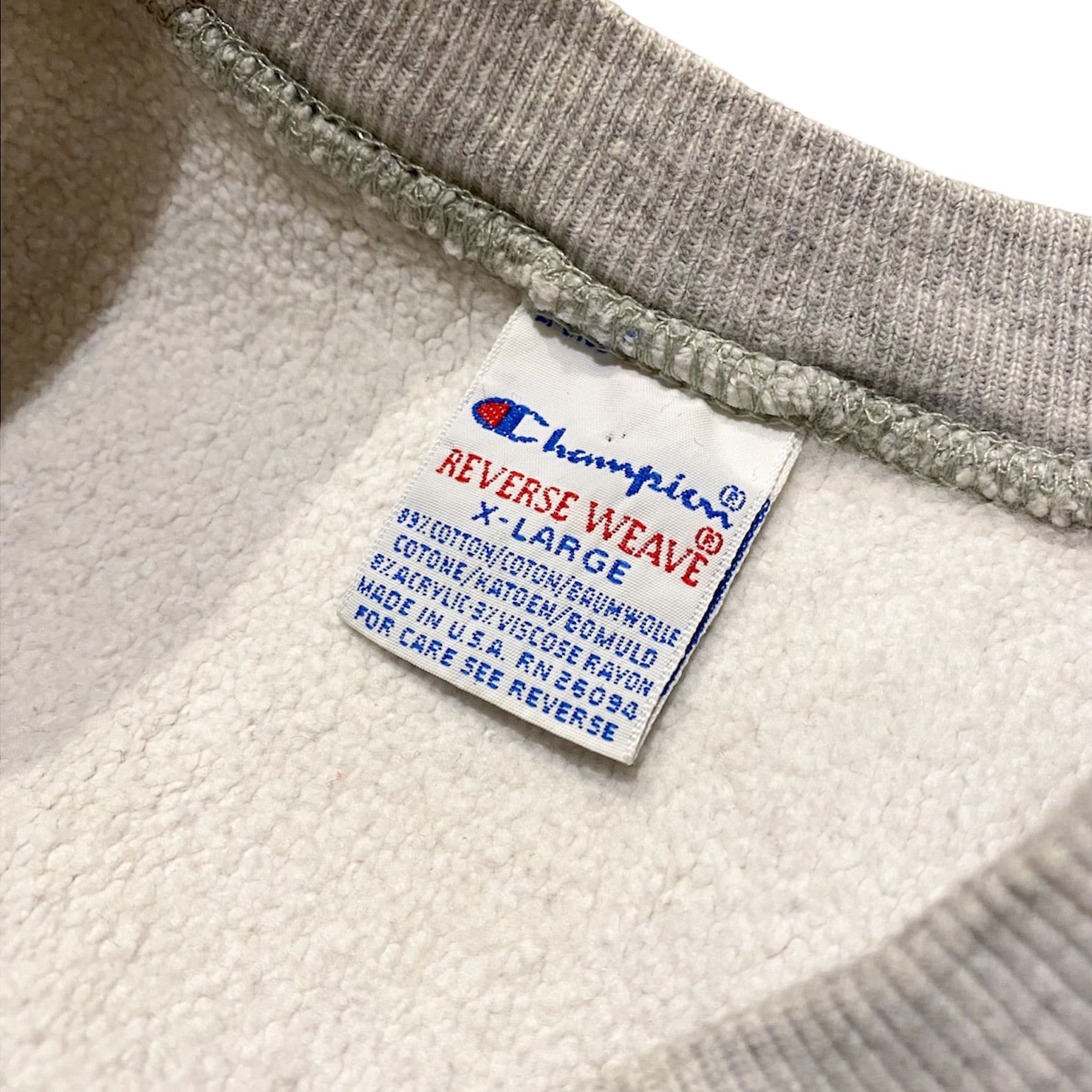 90's Champion Reverse Weave Sweat 染み込み XL / チャンピオン 90's Champion Reverse Weave Sweat 染み込み XL / チャンピオン
