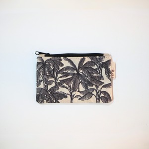 Ashi｜亜紙 Flat Pouch S＊Life of a Banana Tree 紙ポーチ  バナナ ハンドメイド