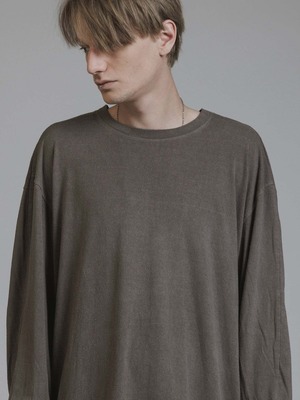 【26AW | MEN】 THE VIRIDI-ANNE ザヴィリディアン / SILK L/S T-SHIRT  / Tシャツ /  VI404601