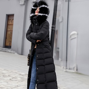 キルティング ダウン コート レディース 冬 防寒 防風 保温 韓国 ロングコート きれいめ おしゃれ 大人 カジュアル 通勤 通学 ファーフード エコダウン 大人可愛い 大人女子