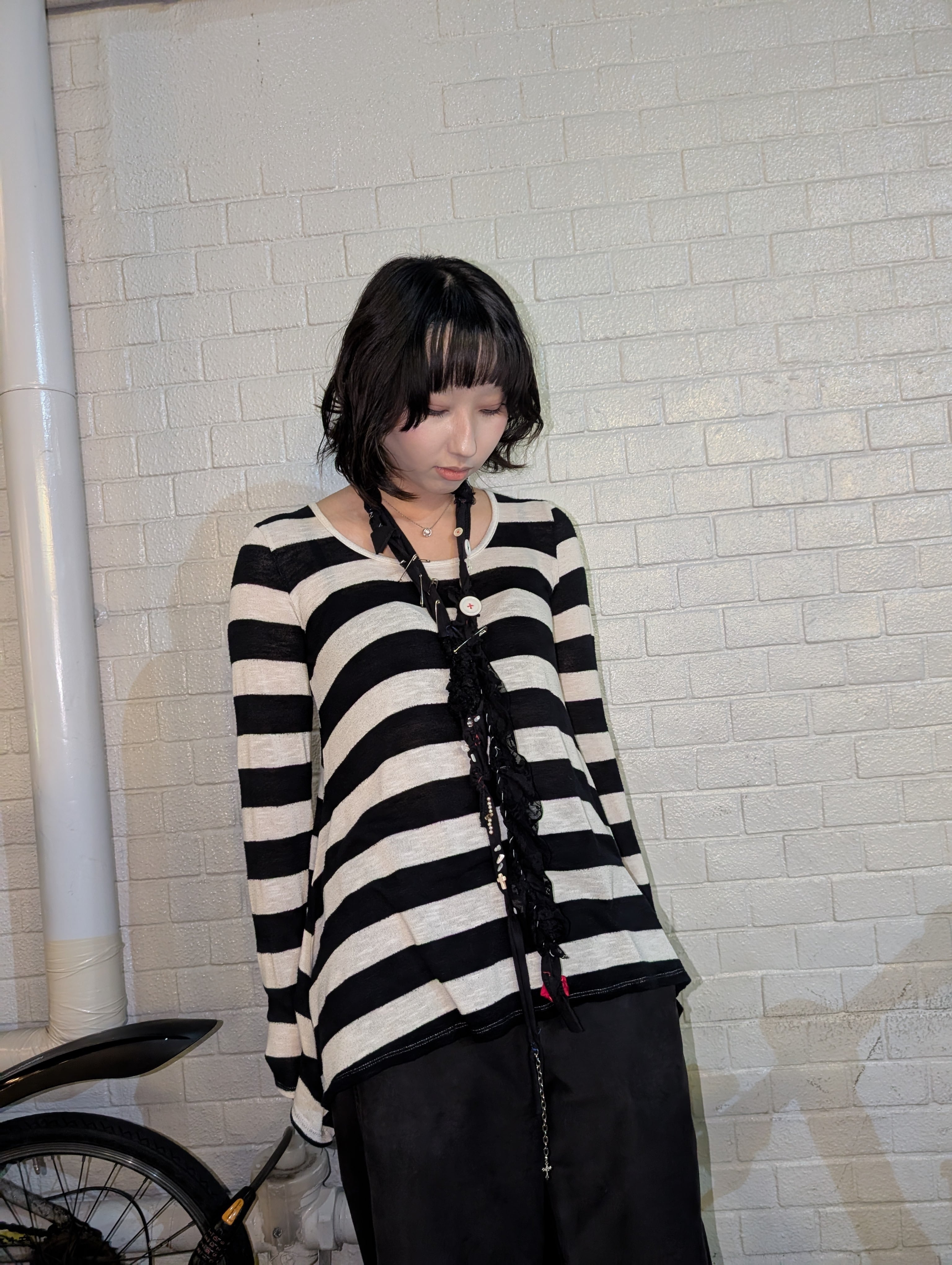 "OH BABY" border L/S