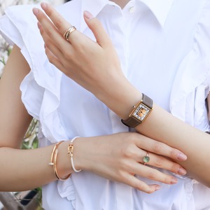 カルティエ マストタンク LM フロントトリニティ文字盤 ゴールド