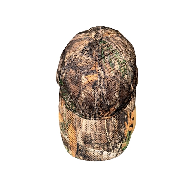 Real tree camouflage cap