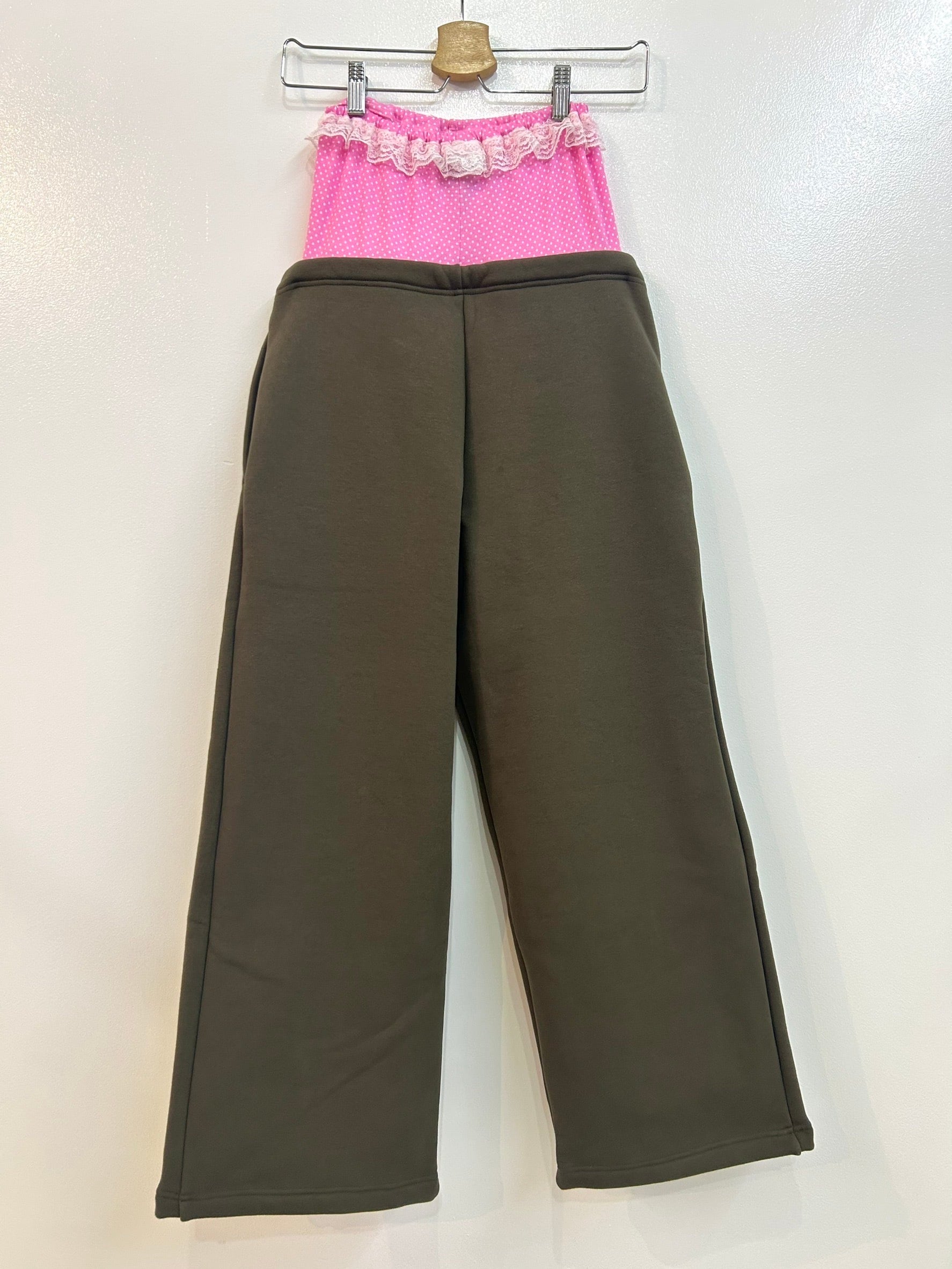 Ans Dotsloevner docking sweat pants / khaki | itimi