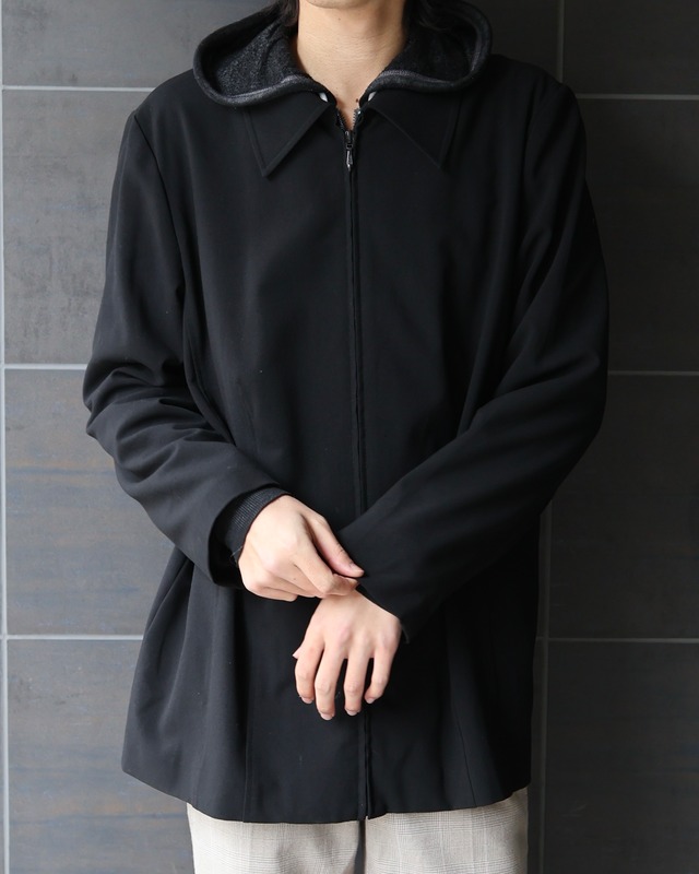 Mid-length zip-up blouson