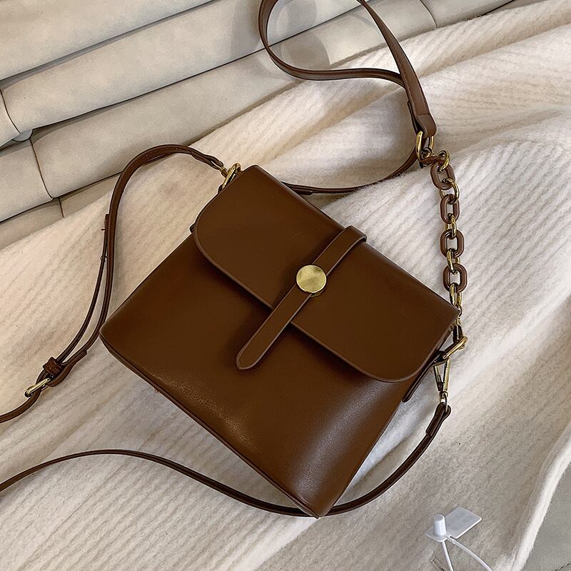 スタンダードオータム レトロ 秋物 メッセンジャーバッグ 手作りハンドバック10860241311