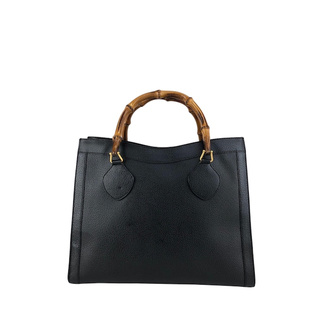 GUCCI グッチ ハンドバッグ ブラック バンブー レザー 002・1095・0260 vintage ヴィンテージ オールド spzj7v
