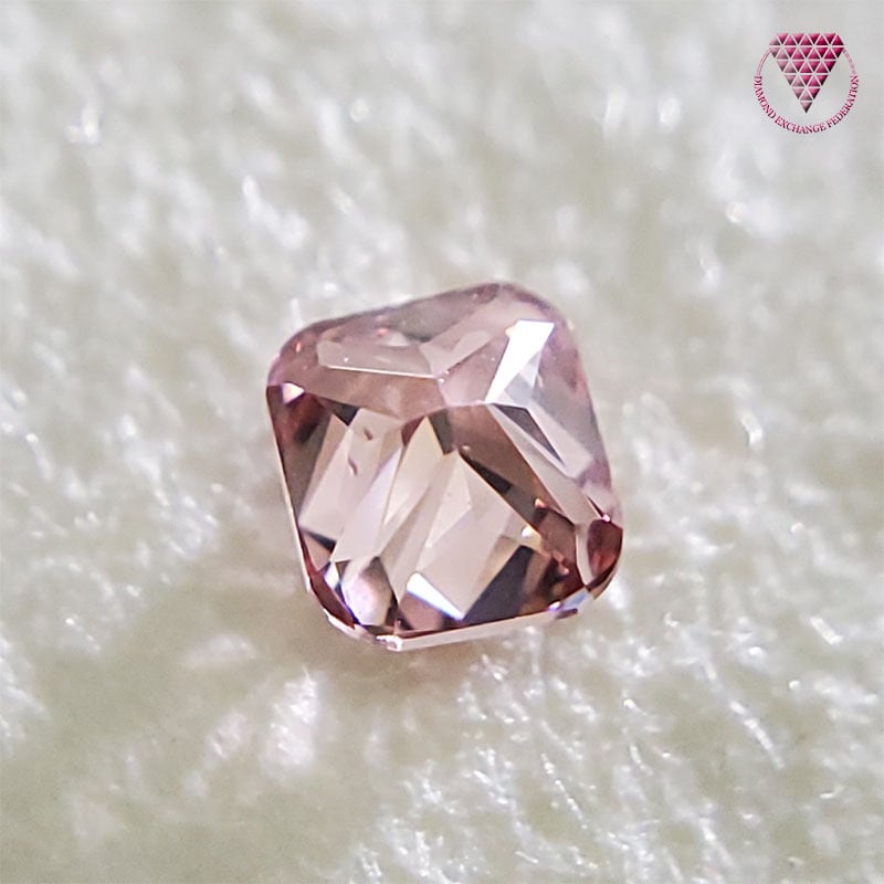 0.108 ct Fancy Deep Pink SI1 AGT 天然 ピンク ダイヤモンド ルース クッションシェイプ | DIAMOND  EXCHANGE FEDERATION