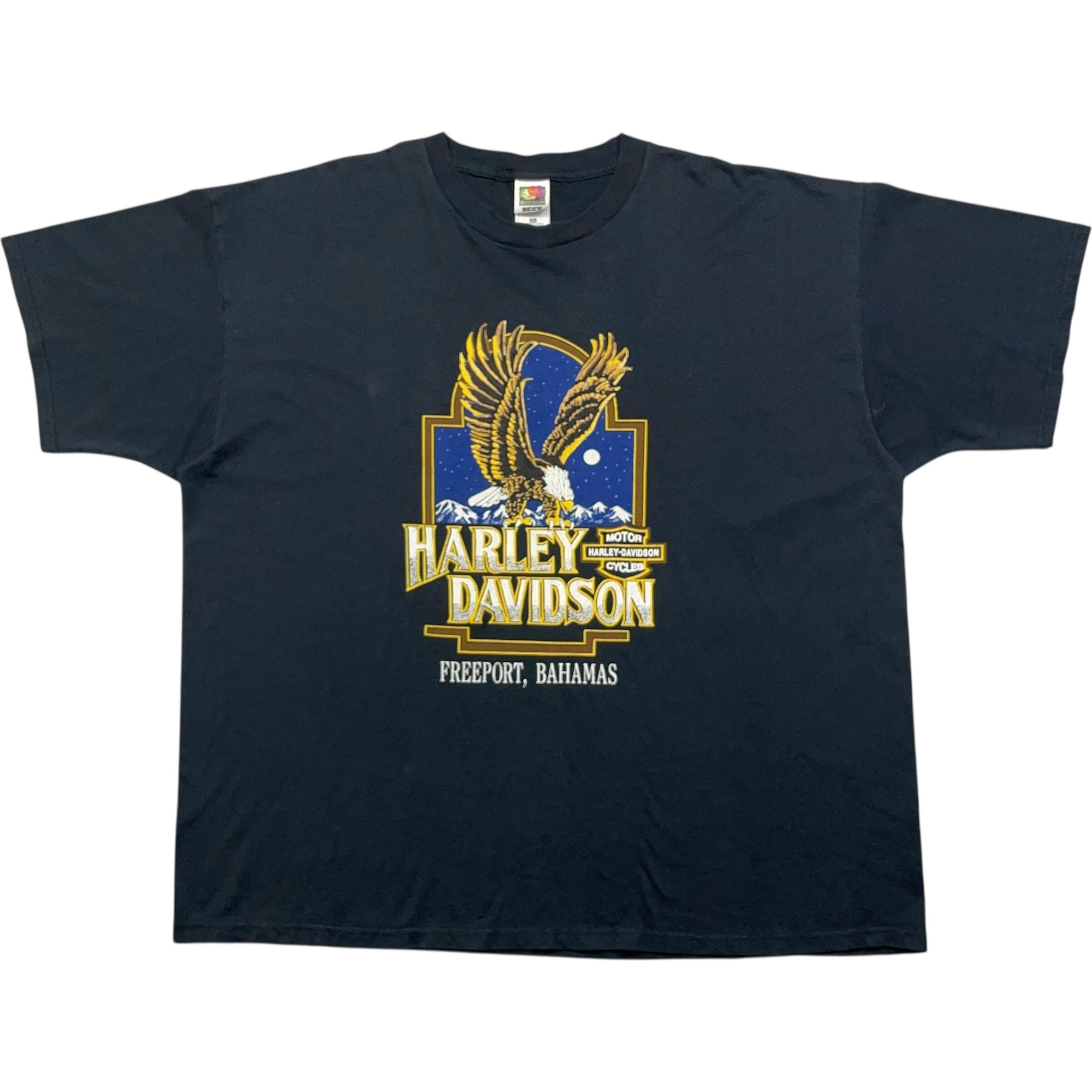 《XXXL》Harley-Davidson ハーレーダビッドソン FRUIT OF THE ROOM フルーツオブザルーム Tシャツ フロントプリント USA製 no.7661