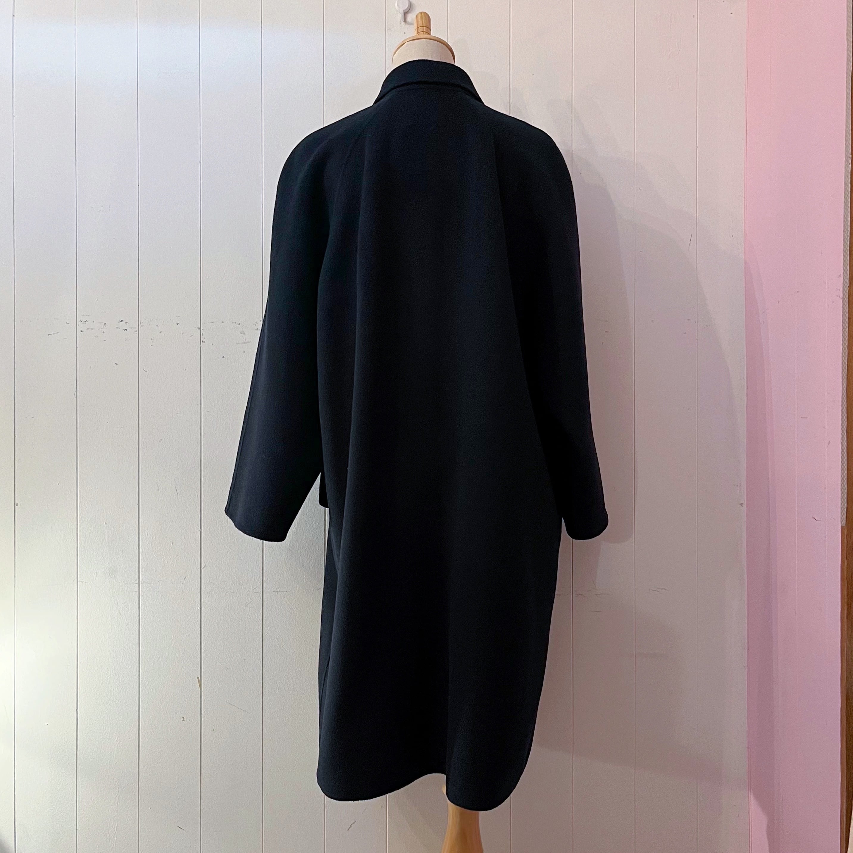 black lambs wool coat