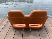 システムマリンレザーダブルシート Tan(ブラウン)色