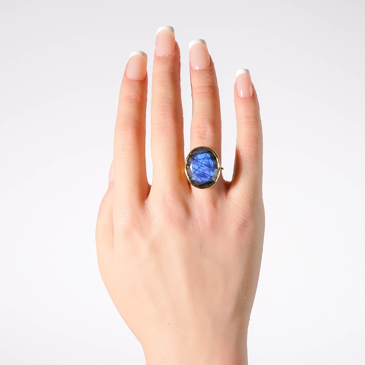 【11号】ラブラドライト リング（グラン）