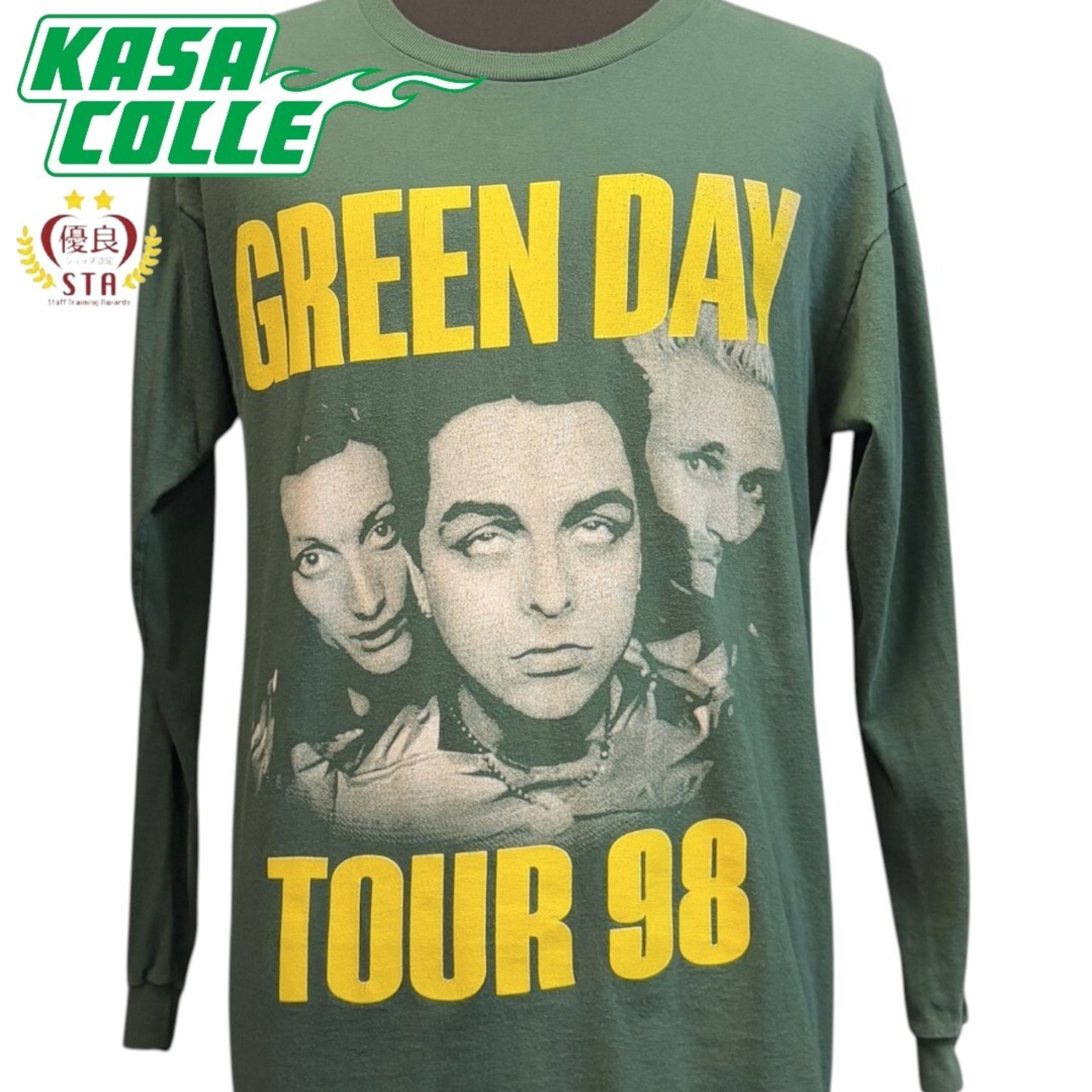 【Green Day 1998 Tour Vintage Long Sleeve Tee】グリーンデイ 1998年ツアー ヴィンテージ 長袖Tシャツ L