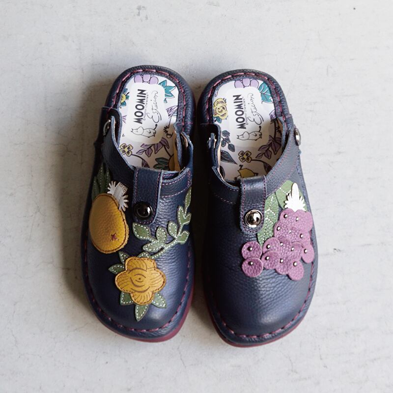 MOOMIN×Estacion ムーミン×エスタシオン ムーミン 2wayレザーサボ
