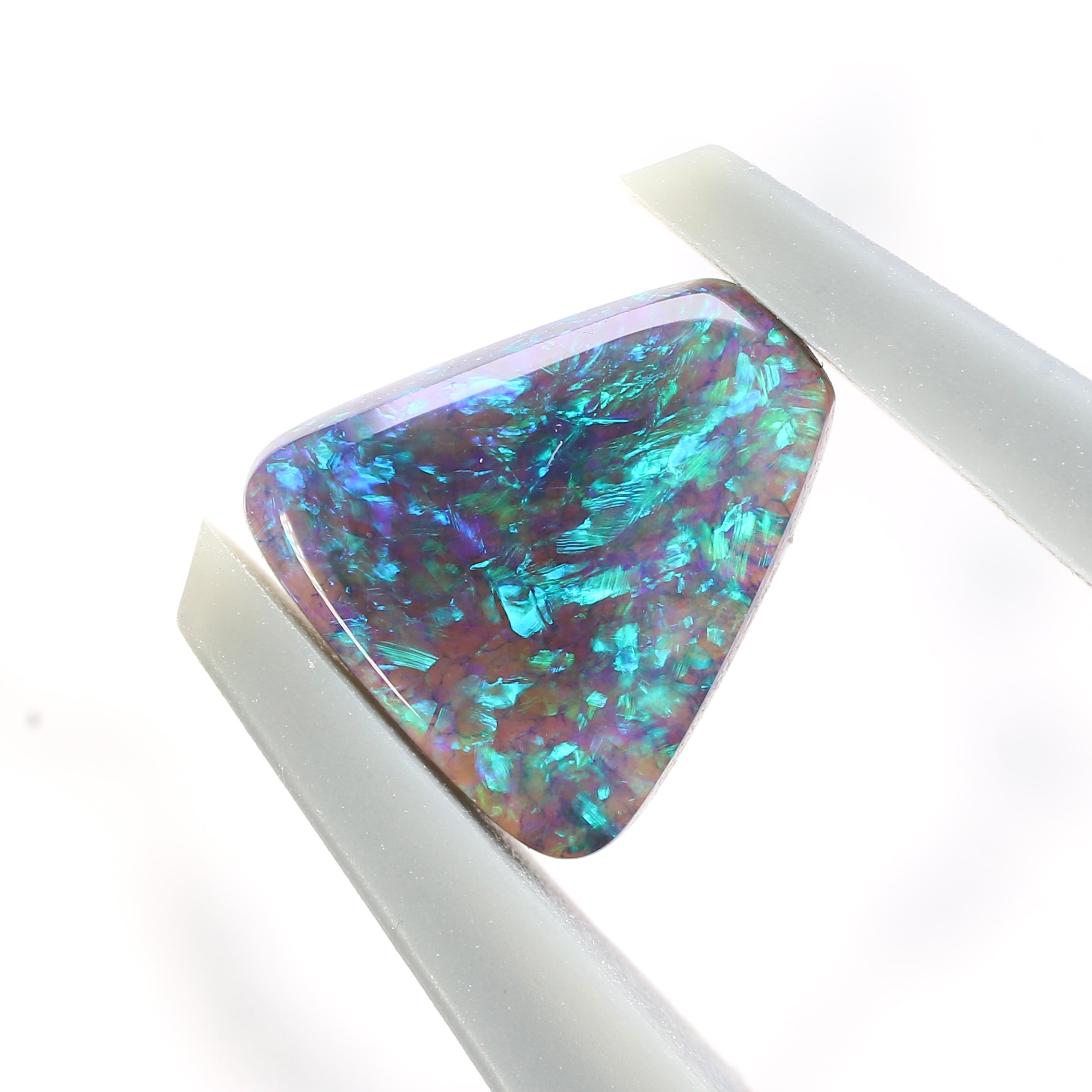 天然ブラックオパール⁄ルース⁄重さ0.48ct⁄サイズ縦7.3㎜ 1