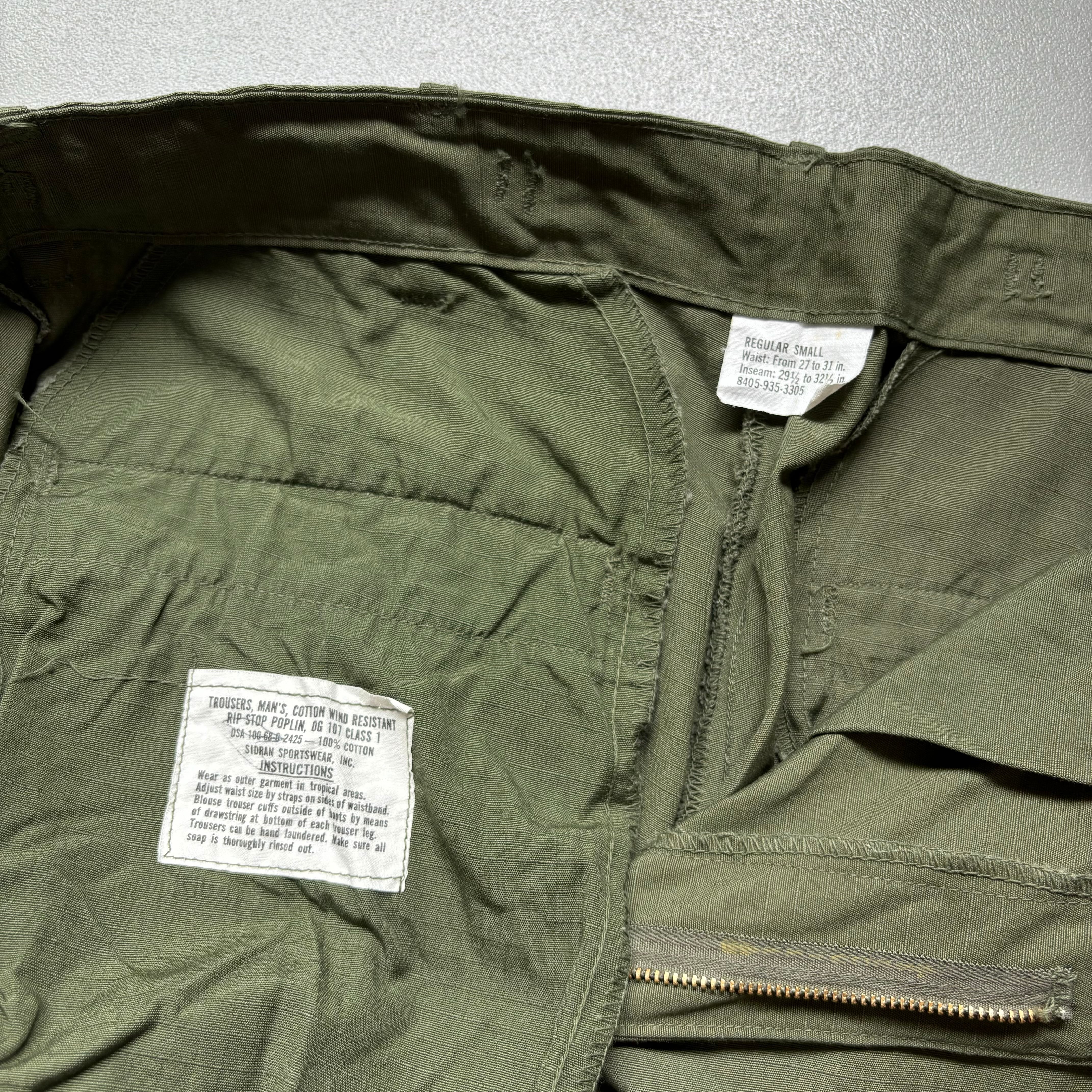 60s US ARMY jungle fatigue pants “S-R” 60年代 アメリカ軍 60s US ARMY jungle fatigue pants “S-R” 60年代 アメリカ軍