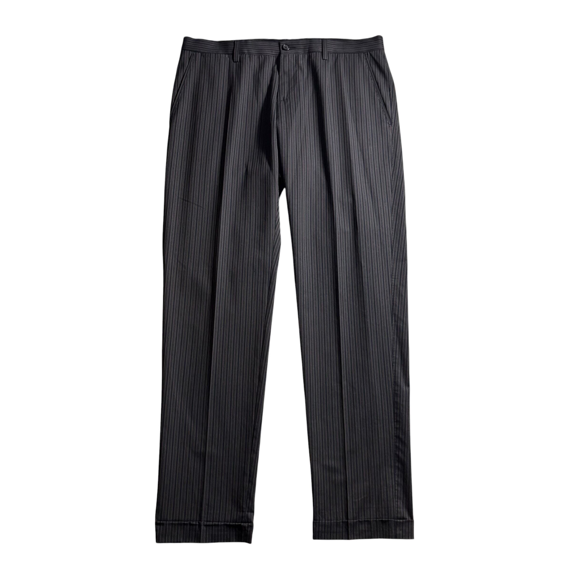 AD2001 COMME des GARCONS HOMME PLUS rubber coating stripe pants
