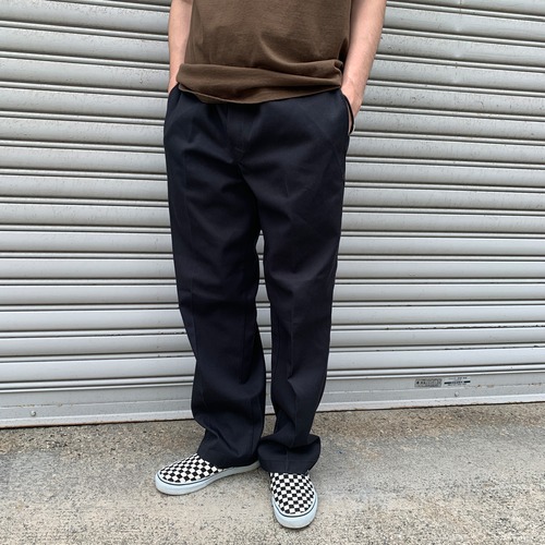 ディッキーズ 873 ワークチノパンツ スリムストレート ブラック W38L30