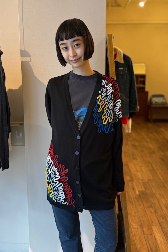 KARIM ブラックカーディガン