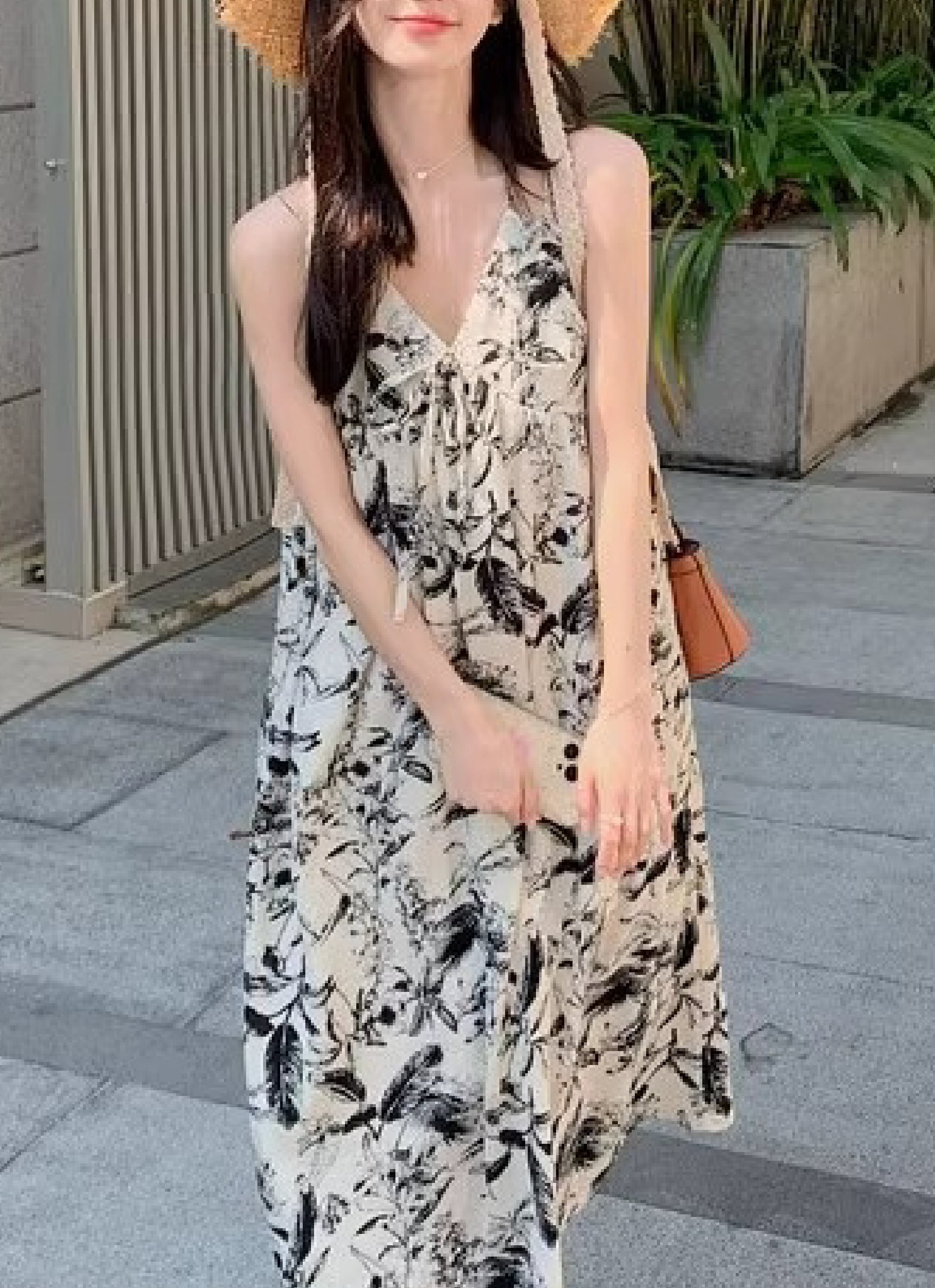 花柄ビーチドレスワンピース | 花柄ワンピース多数！ 花柄ボタニカル柄