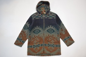 USED 90s Woolrich Hooded wool jacket -Small 01262