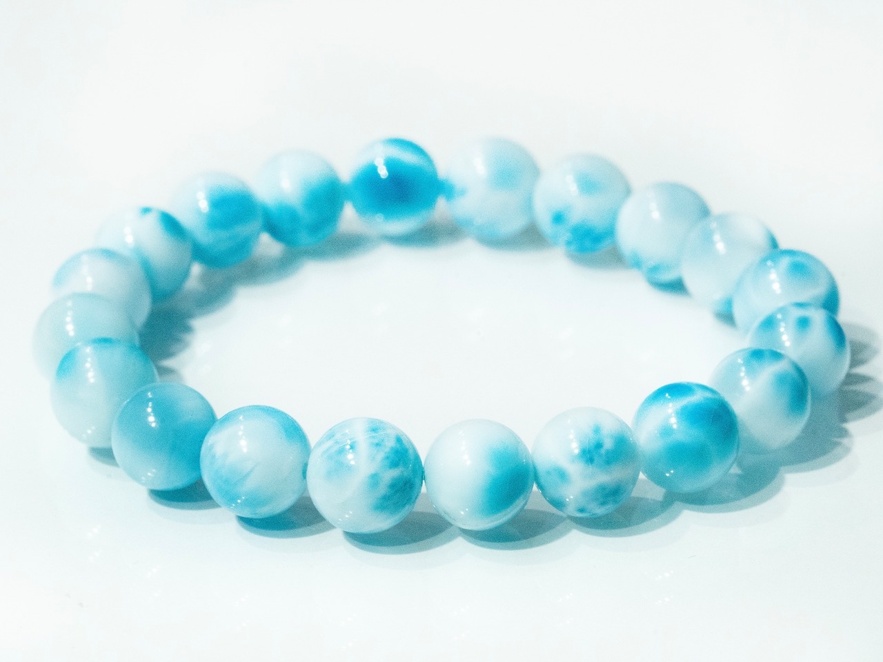 No.2633-2【SS】ラリマーブレスレット