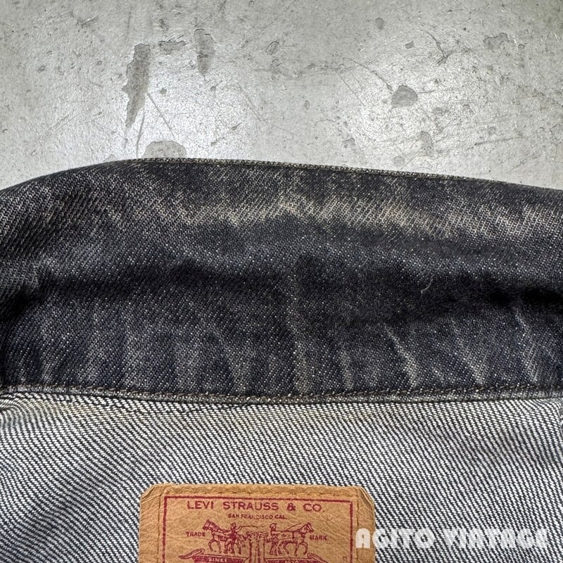 80's ~ Levi's 70506-0259 リーバイス ブラックデニムジャケット