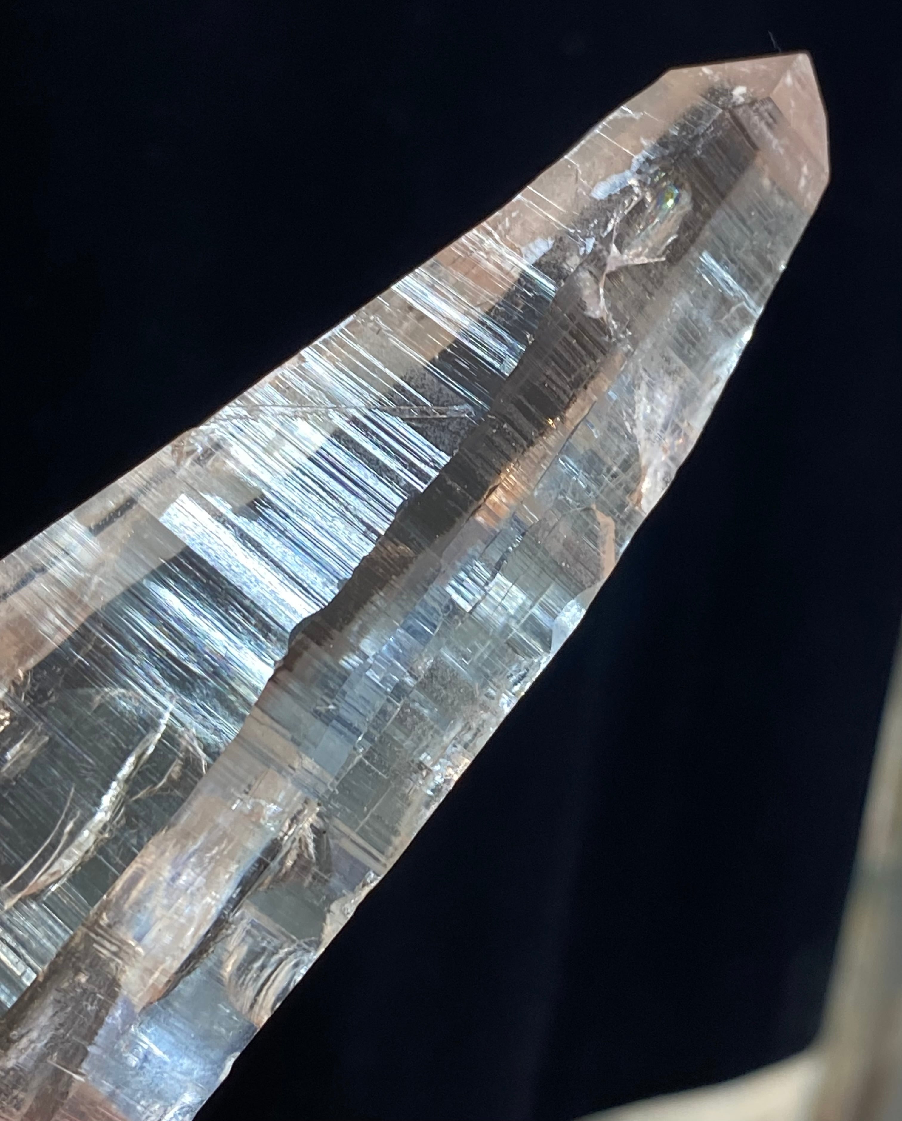 厳選 ガネッシュヒマール産ヒマラヤ水晶 くりぬきリング10号 手作り