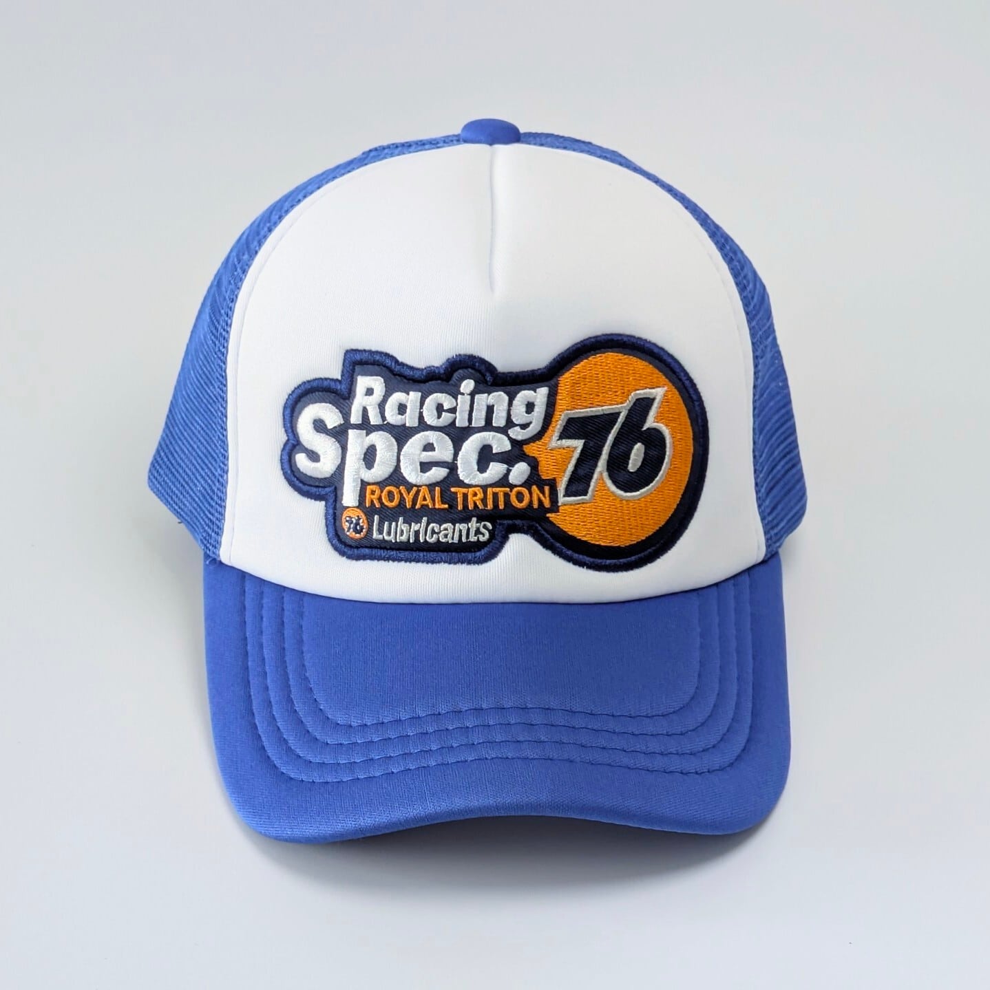 【 Mesh Cap / メッシュキャップ 】 76 / 76ルブリカンツ / BLUE / レーシングキャップ / ベースボールキャップ 〚アメリカン雑貨 アメトイ〛