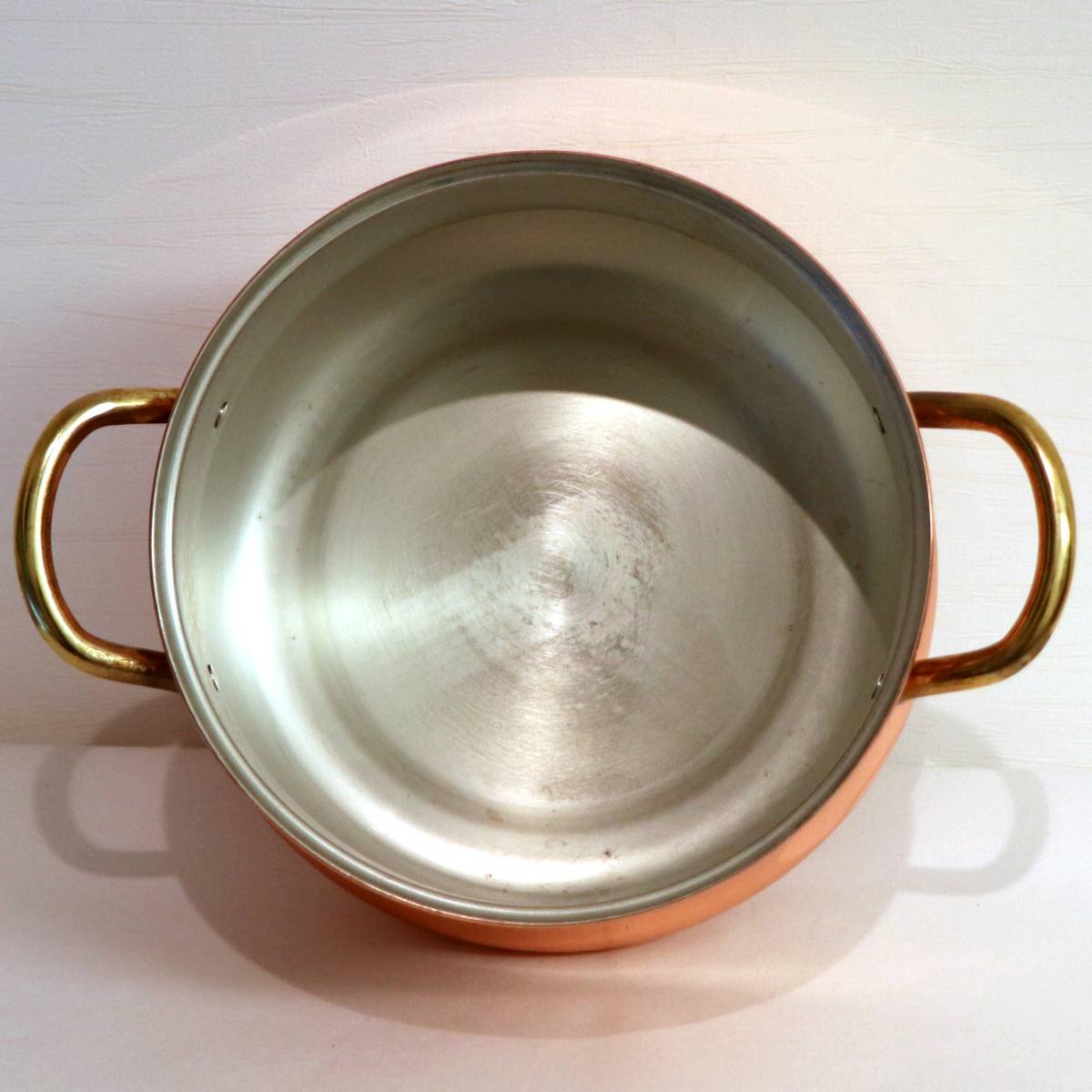 槌目・銅鍋・20cm・No.200619-33・梱包サイズ80 | リサイクルショップ