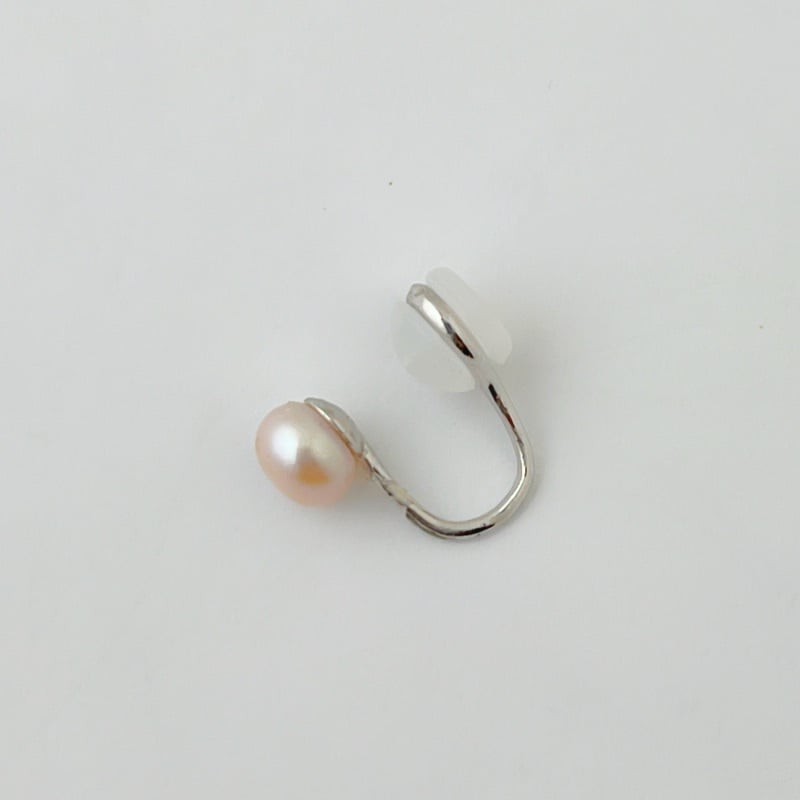 イヤーカフ ピンクパール イヤーカフ 0.5〜0.6cm