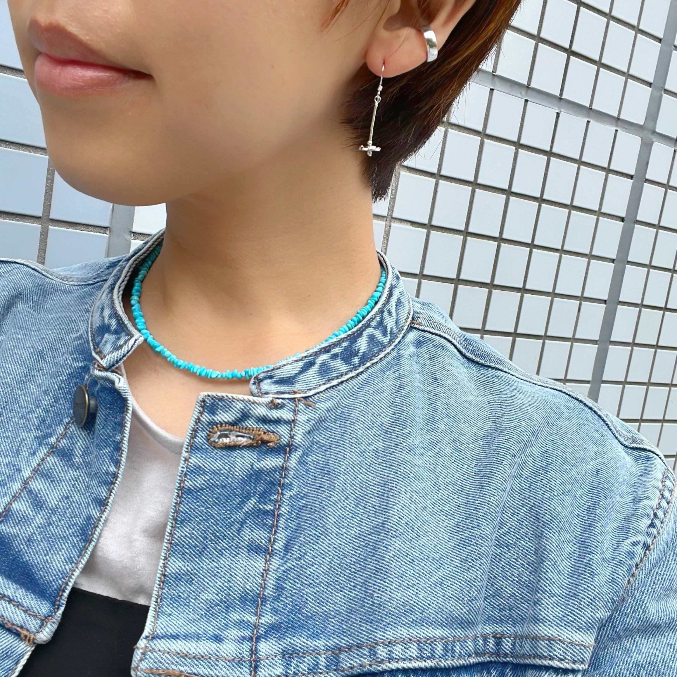 アリゾナ・ターコイズのブレスレット | 天然石アクセサリー L