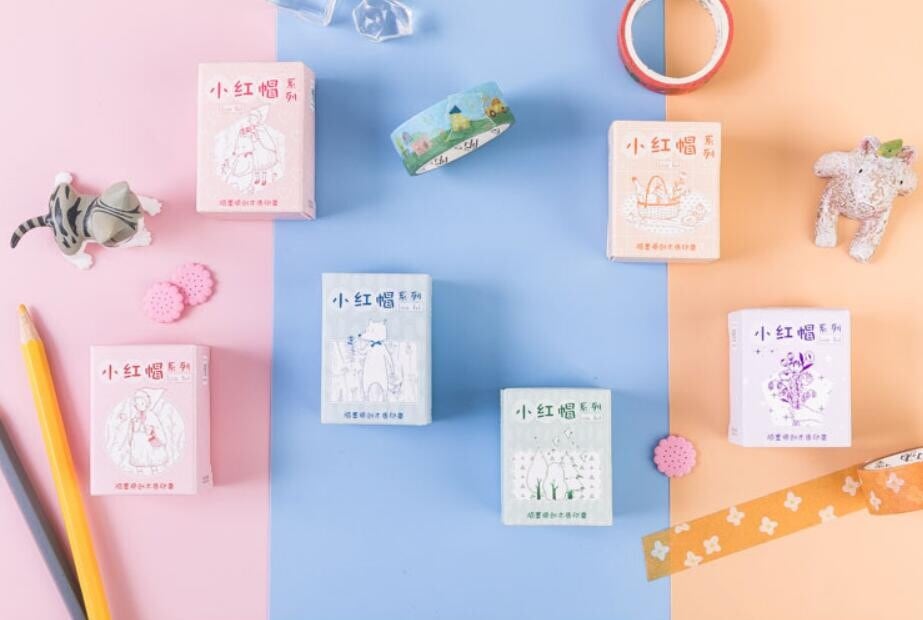 スタンプ 赤ずきんちゃんシリーズ 全6種