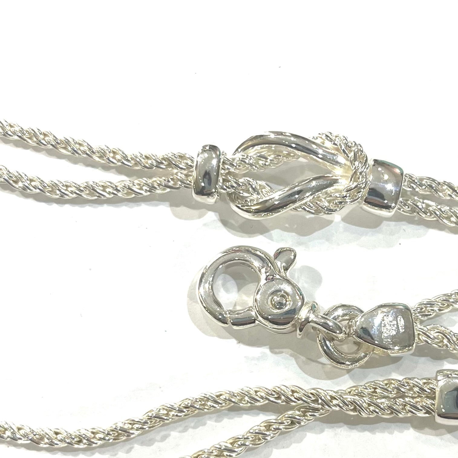 希少【TIFFANY&CO.】 2308 ティファニー ツイストダブルロープ
