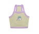 予約【andblank】Jelly Phant Stripe Crop Top