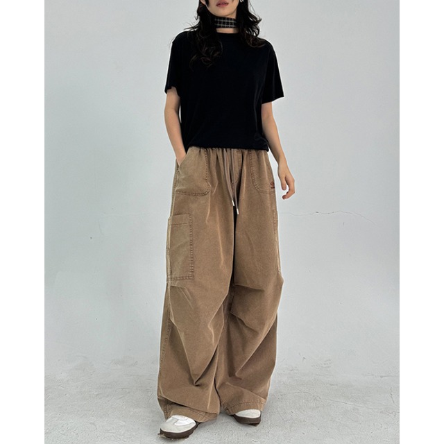 Drawstring cargo pants　ドローストリングカーゴパンツ　J1080