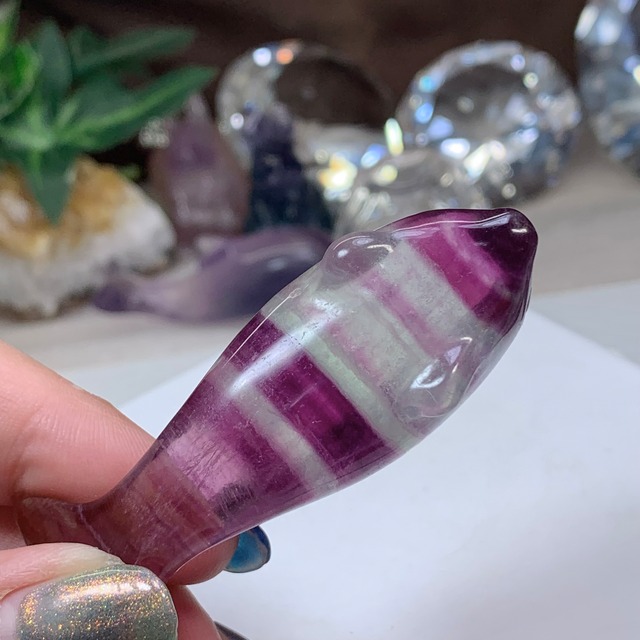 2.癒☆可愛いフローライトイルカさん