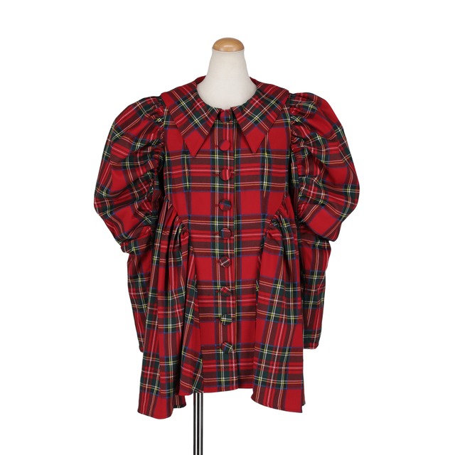 グランドカラーワンピース　RED