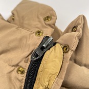 70s 80s USA製 CAMP7 キャンプセブン ヴィンテージ ダウンジャケット TALONジップ サイズ L /ベージュ/アメリカ製