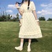 ✞ スカート 花柄ストレッチウエストすっきり☆着痩せ エラスティック 伸縮 スウィート スクウェア ステッチ ✞ゴスロリ SM ミリ 甘ロリ クラロリ 和ロリ エレガント 黒ロリ 姫ロリ 華ロリ BB-BB3685865