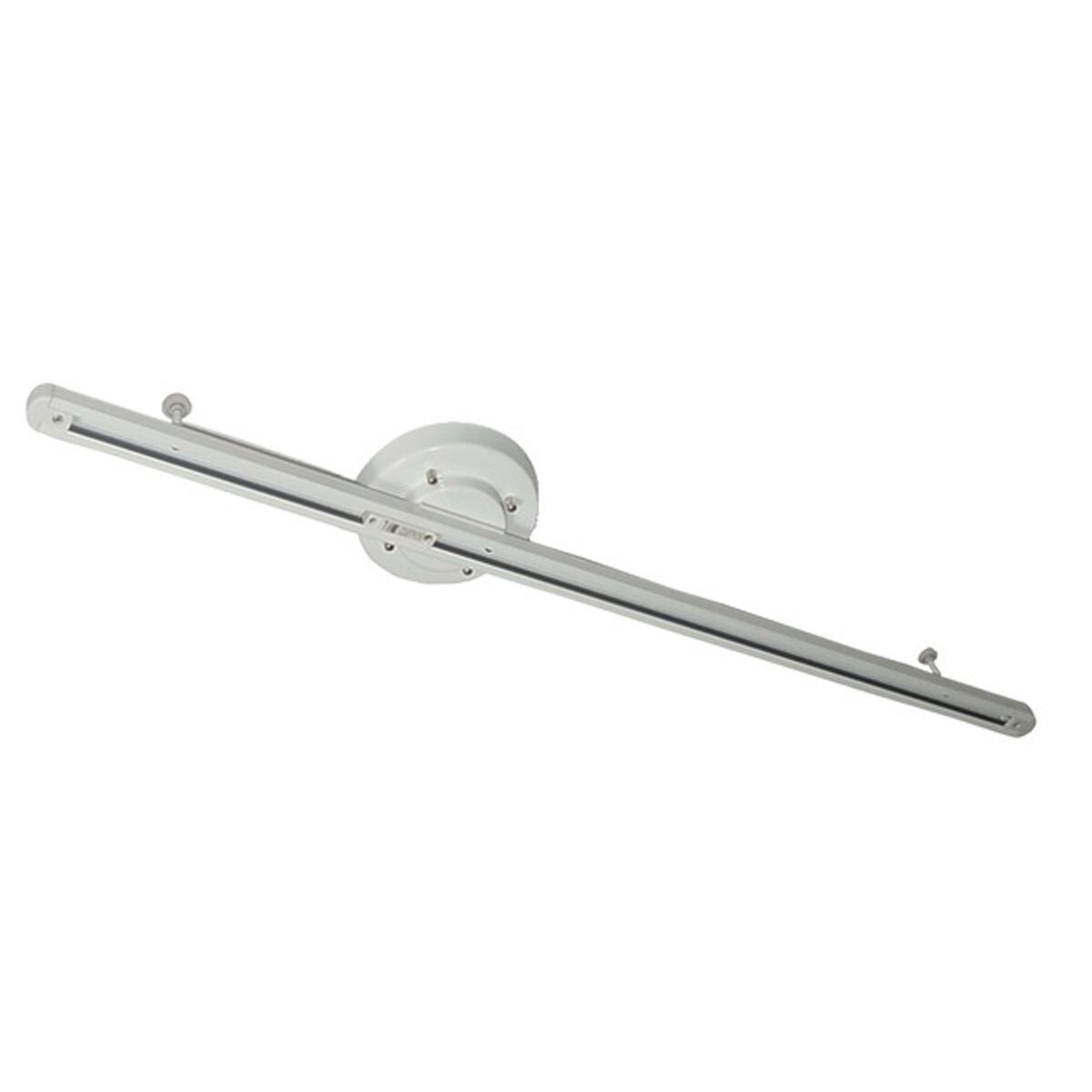 簡易取り付け式スライドダクトレール スチール 粉体塗装 PC樹脂