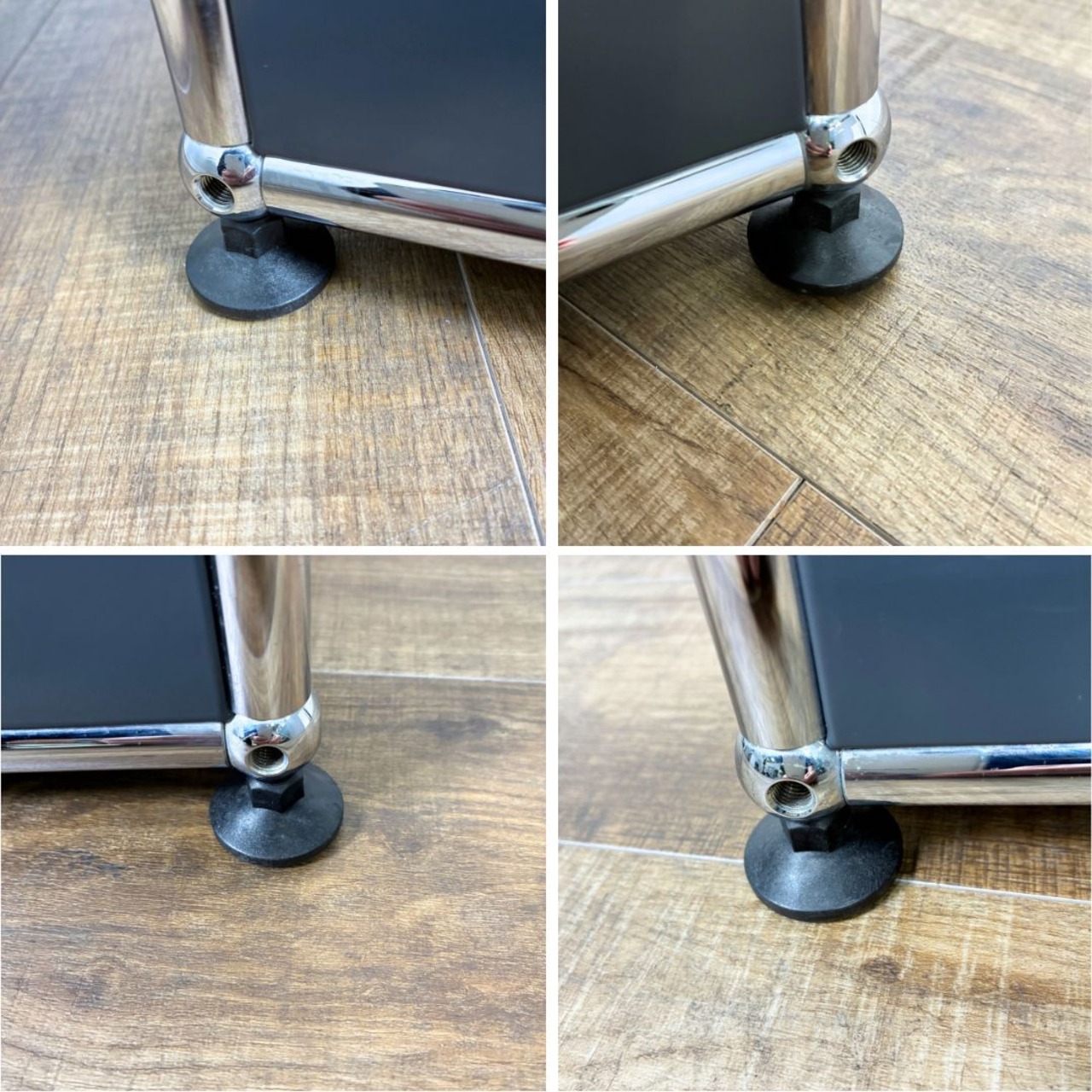 USM Haller Sideboard ユーエスエム ハラー サイドボード 1列 2段 オープン×2 アントラサイト サイドボード リビングボード モダン 収納【中古】【200サイズ】