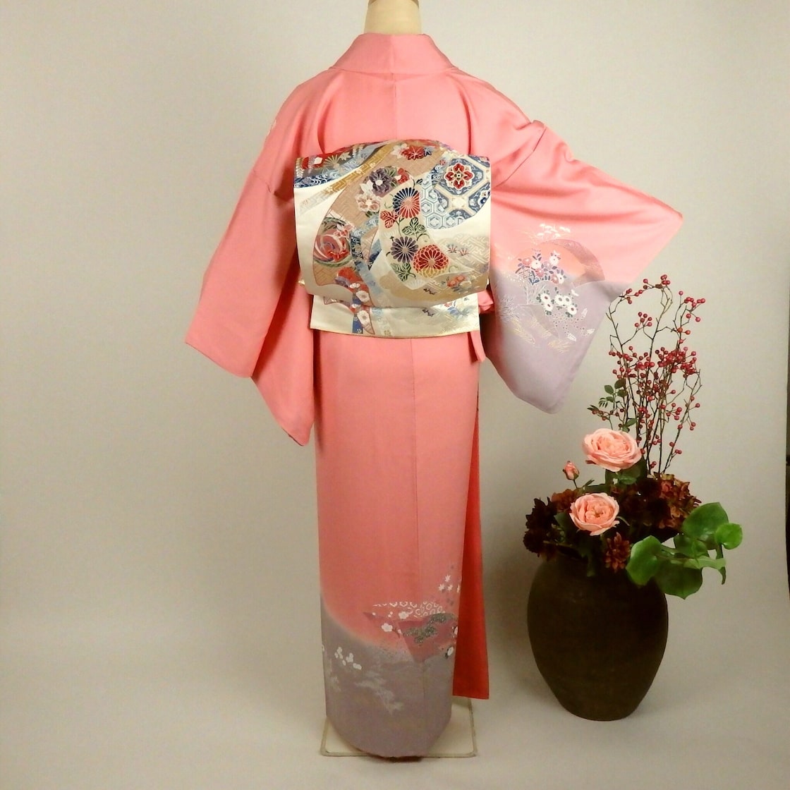 829サーモンピンク可愛い付け下げ | Pay ID 