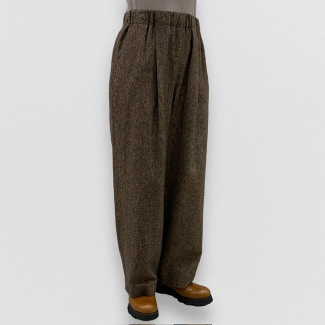 nume cotton tweed wide pants | CoCo Cuore