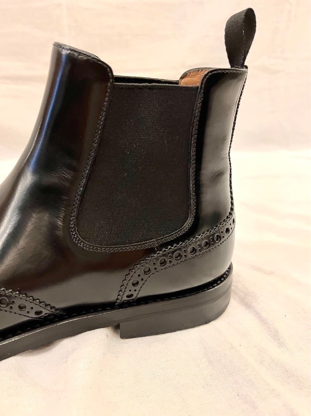 Bottes Church's Ketsby WG En Cuir Verni Blanc - Pointure 40, état Neuf Avec Petit Défaut