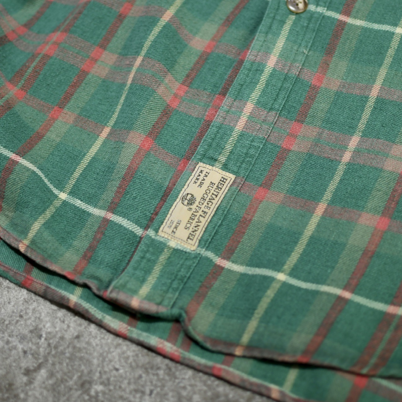 Timberland check cotton flannel shirt