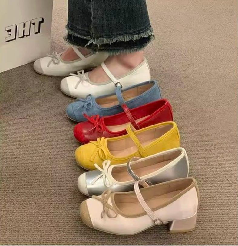 21.5cm〜 ハイヒールメリージェーンバレエシューズ